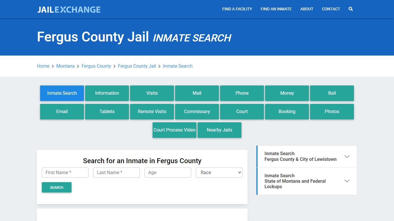 Fergus County Jail, MT Inmate Search: Roster & Mugshots