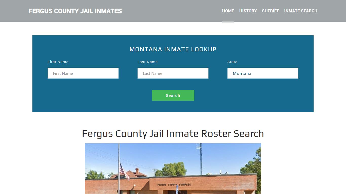 Fergus County Jail Inmate Roster Lookup, Lewiston, MT